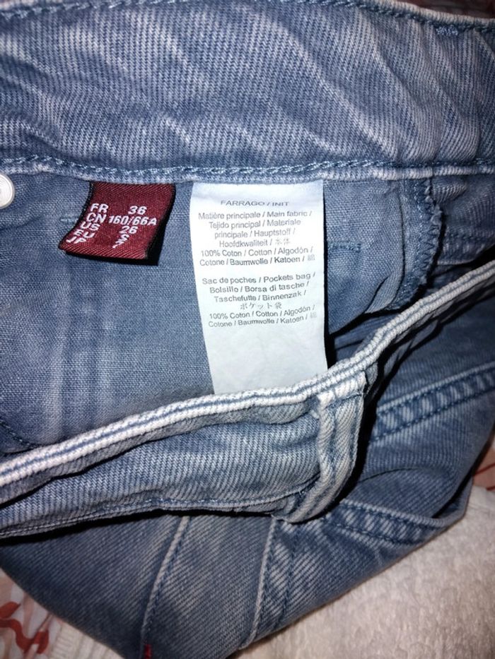 Jean taille haute Comptoir des cotonniers t36 100%coton neuf - photo numéro 6