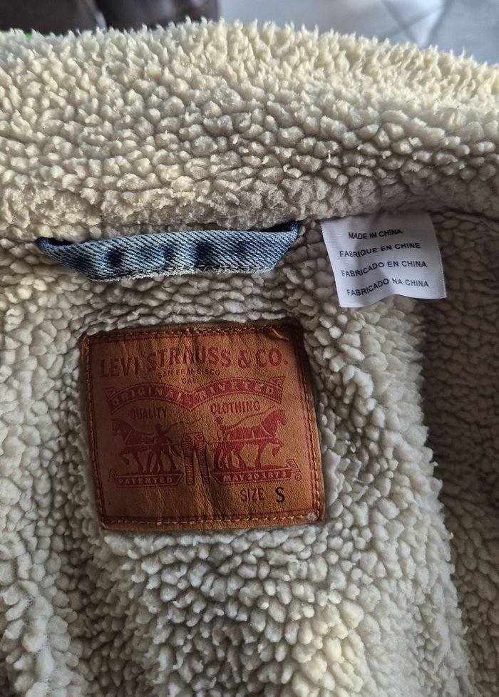 veste en jean Levi's sherpa - photo numéro 7