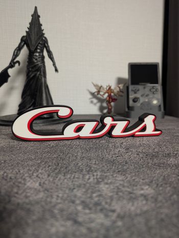 Cars logo décoratif 24cm Excellent état 