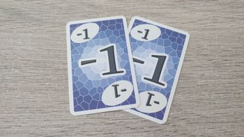 Lot x2 carte numéro -1 n°-1 pièce détachée Skyjo jeu de société #E15