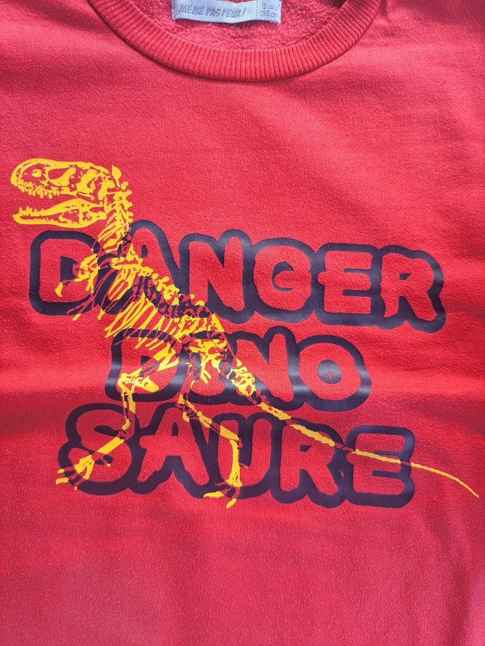 Sweat "Danger dinosaure" - photo numéro 3