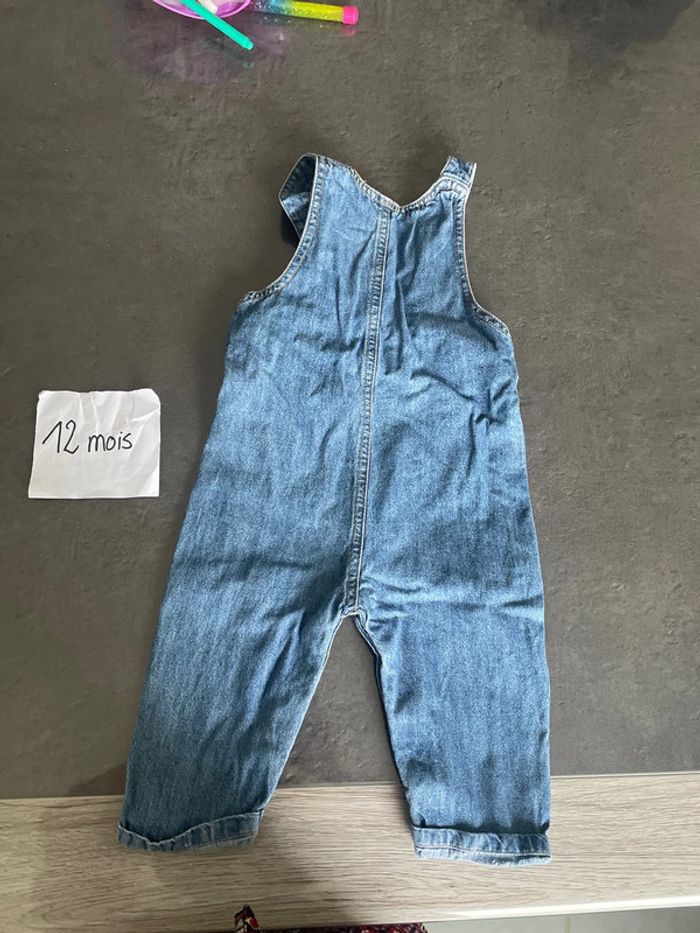 Salopette jeans 12 mois - photo numéro 3