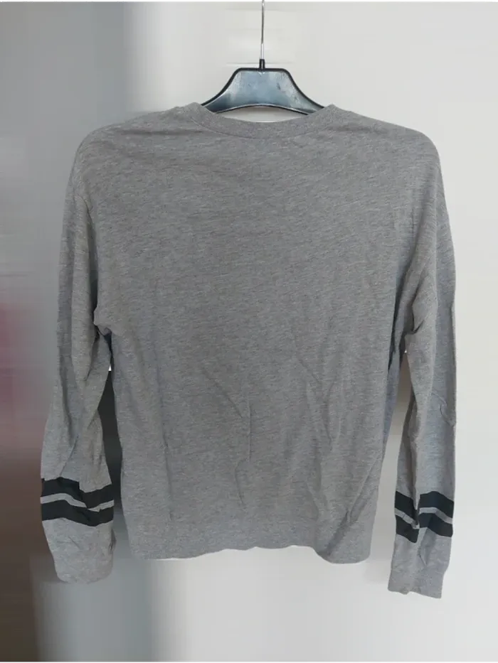 T-shirt à manche longue NYC gris - photo numéro 3