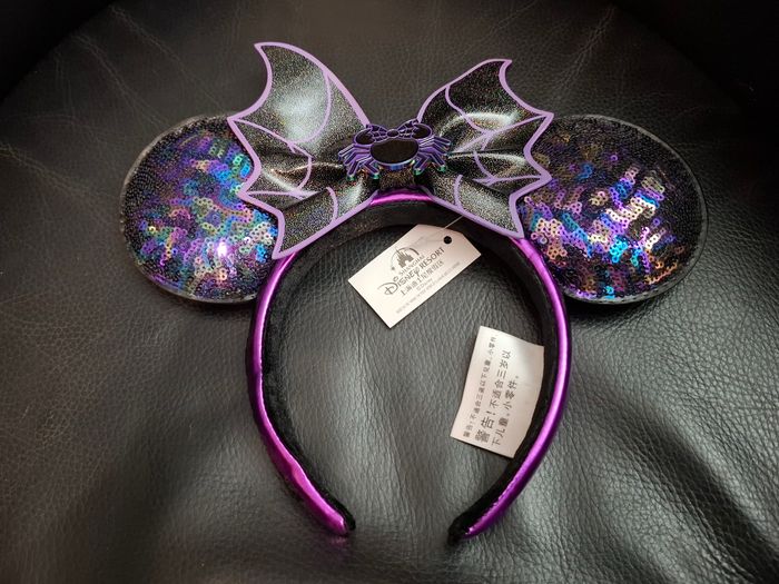Ears serre-tête serre tête tête oreille Mickey Minnie Loungefly Chauve-souris bat halloween Shangai - photo numéro 3