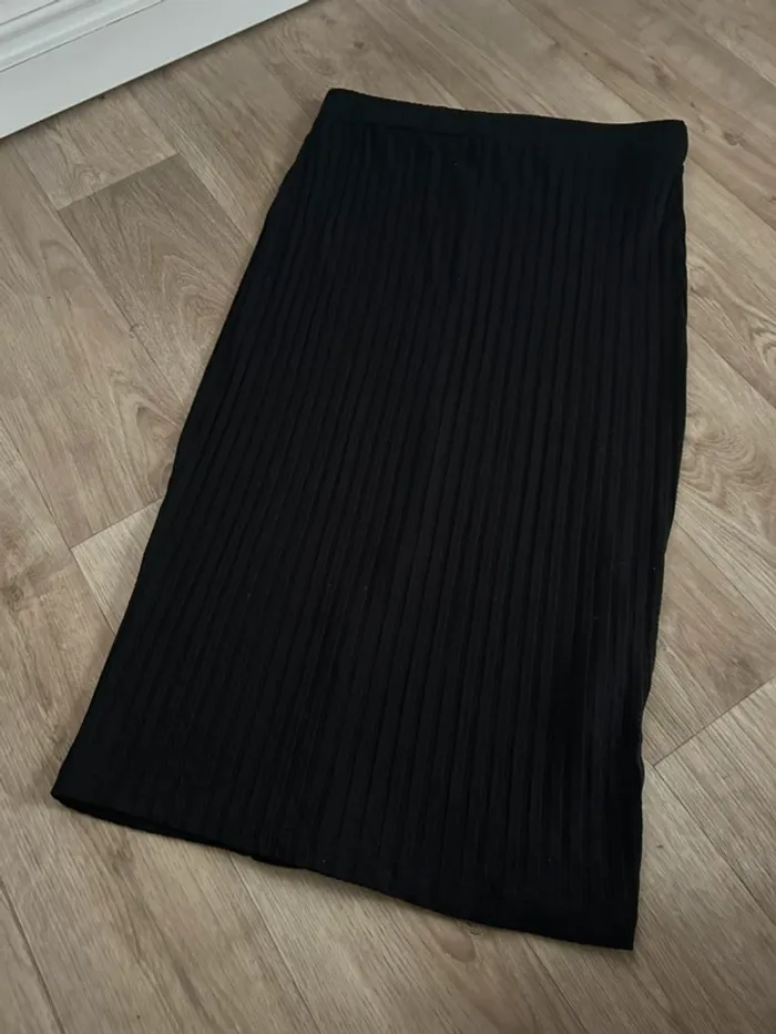 Pimkie, jupe noire taille haute femme, taille M/38