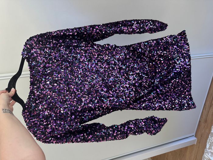 Robe sequins dos nu