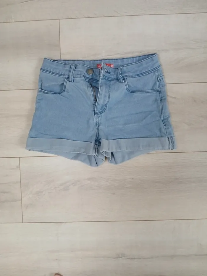 Short jeans fille