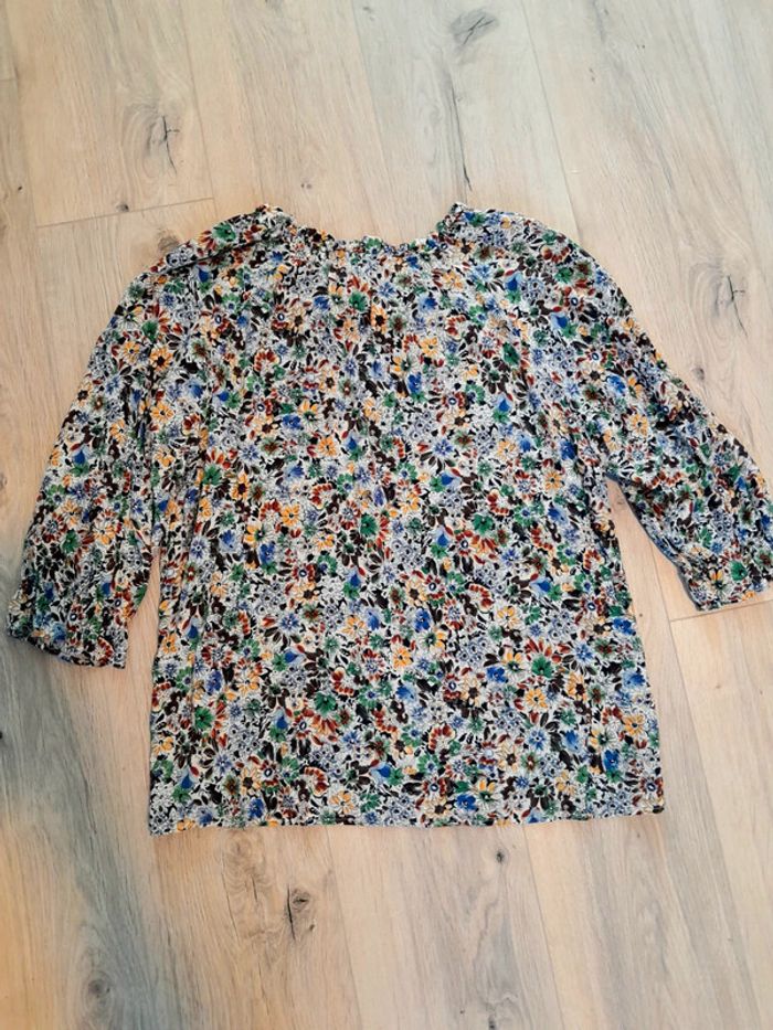 Blouse fleurie fluide t.44 - photo numéro 5