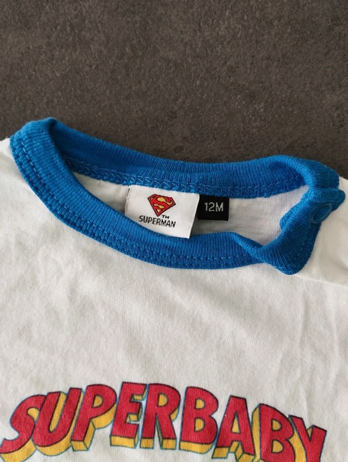 Ensemble superman super bébé - photo numéro 2