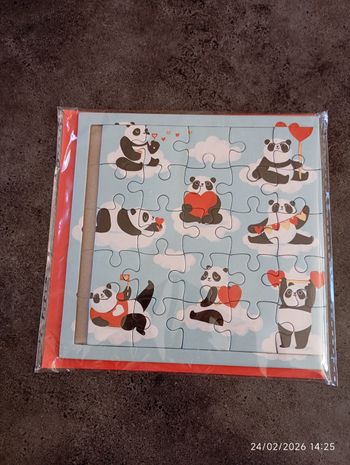 Carte postale/puzzle neuve 