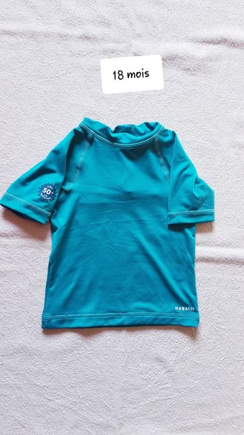 T-shirt 50 UV décathlon 18 mois