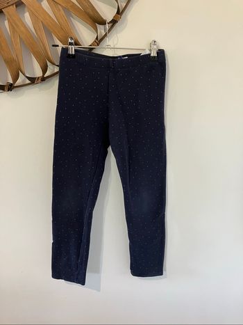 Legging chaud bleu marine fille 8 ans okaidi