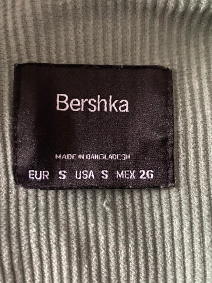 Veste Sur chemise en velours côtelé Bershka - photo numéro 9