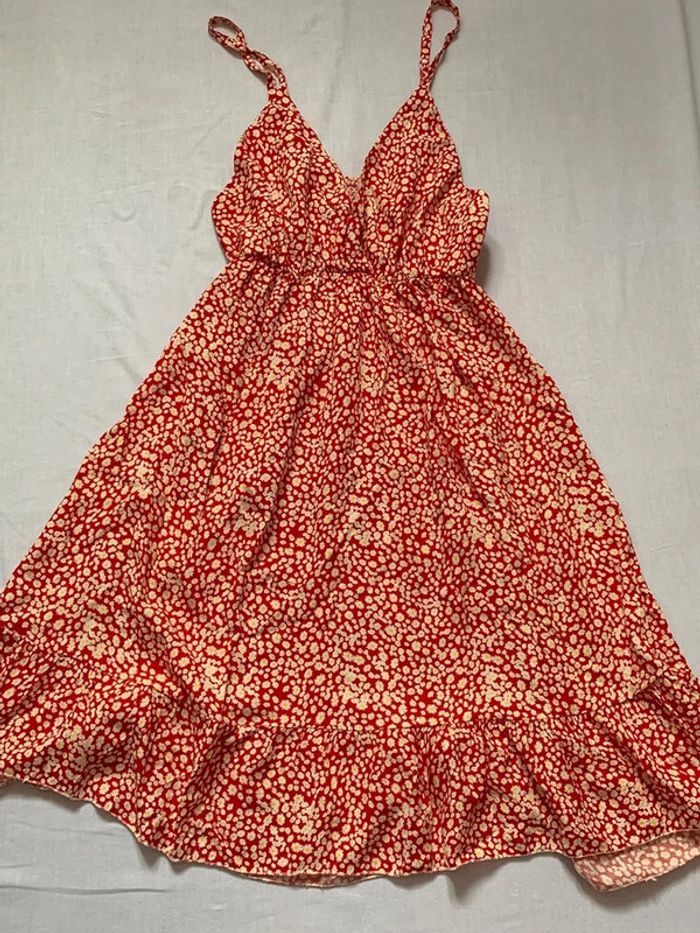 robe d'ete sans marque rouge taille S - photo numéro 2