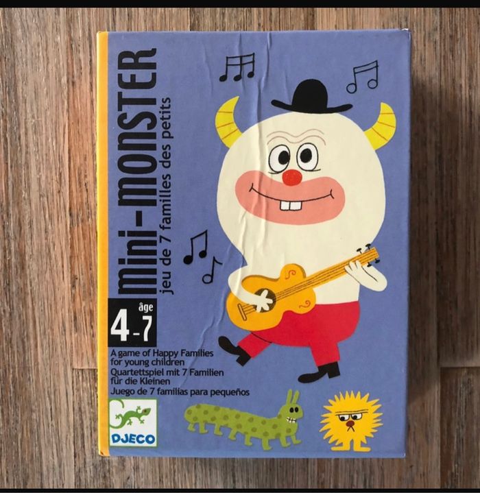 Jeu des 7 familles Mini Monster - photo numéro 1