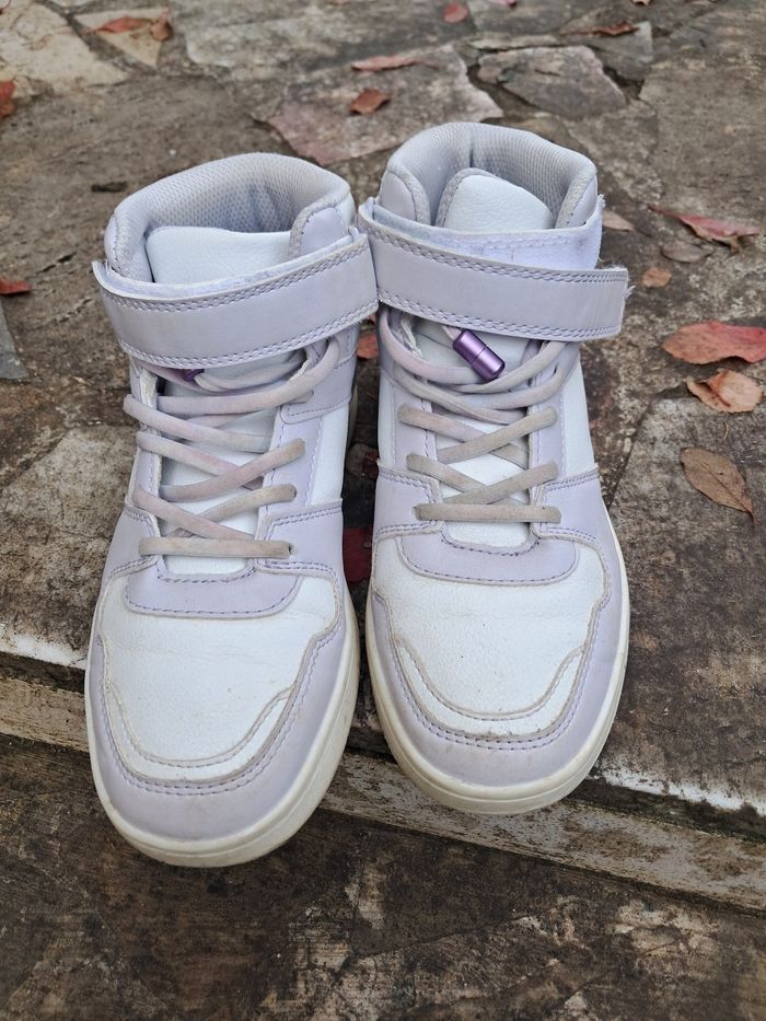 Baskets montantes lila primark