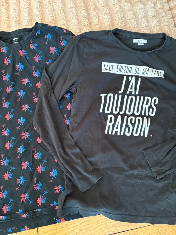 Lot t shirt 16 ans /S - photo numéro 3