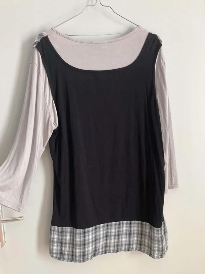 Blouse femme grise 46/48 🔴 - photo numéro 8