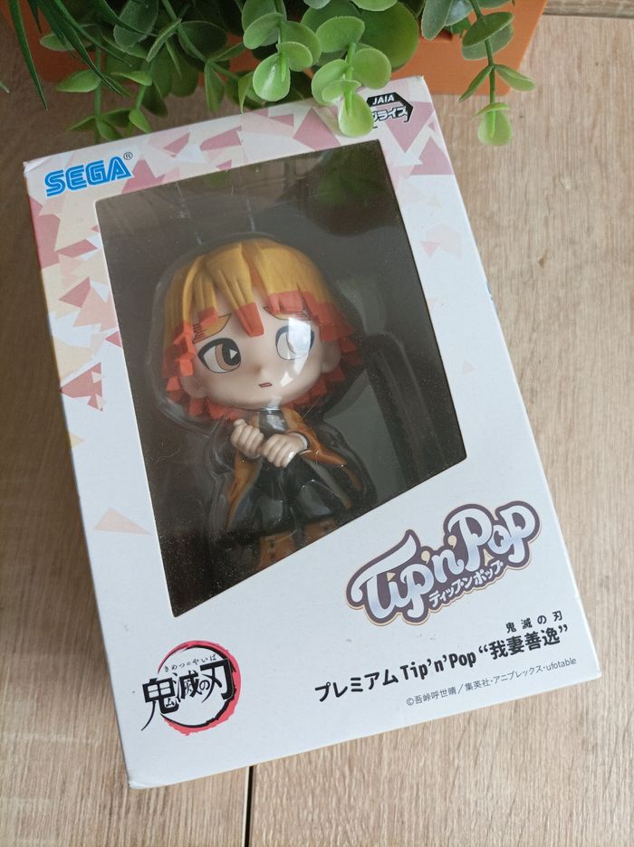 Figurine Zenitsu Agatsuma Demon Slayer Kimetsu no yaiba Sega tip n pop - photo numéro 2