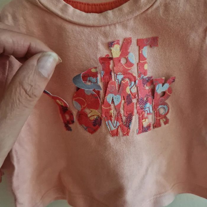 3 mois tee-shirt girl power - photo numéro 2