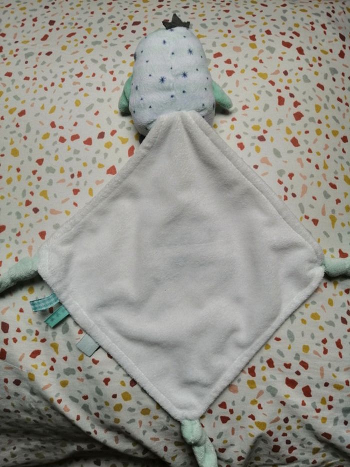 Doudou chouette hibou tiamo mouchoir hello little one - photo numéro 4