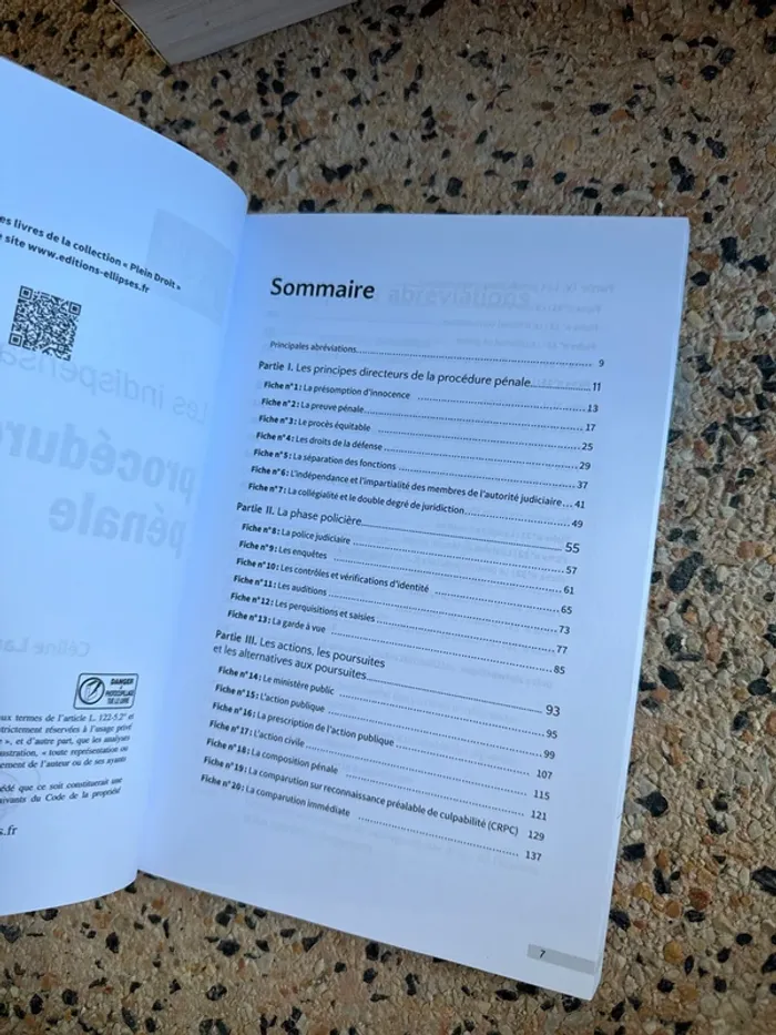 Livre les indispensables de la procédure pénale - photo numéro 5