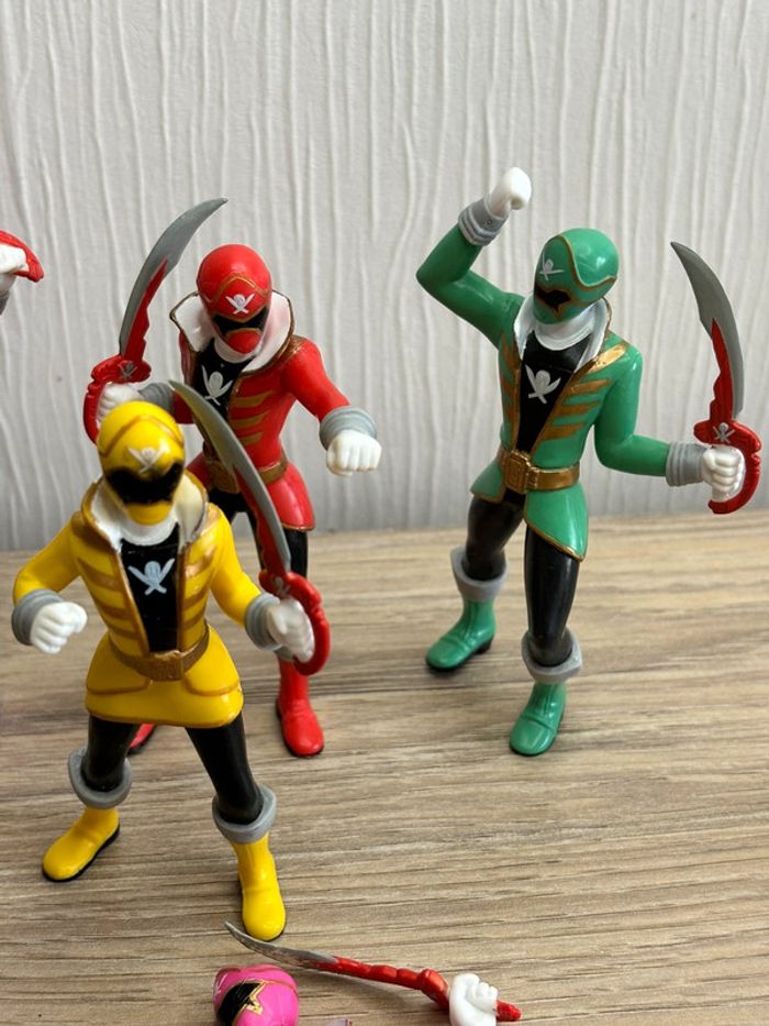Lot de 5 figurines power rangers bandai 2014 - photo numéro 3