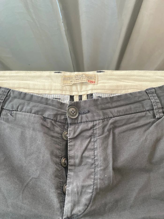 Pantalon bleu marine de la marque Jack and Jones en taille 40 - photo numéro 5
