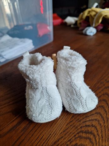 Chausson naissance laine