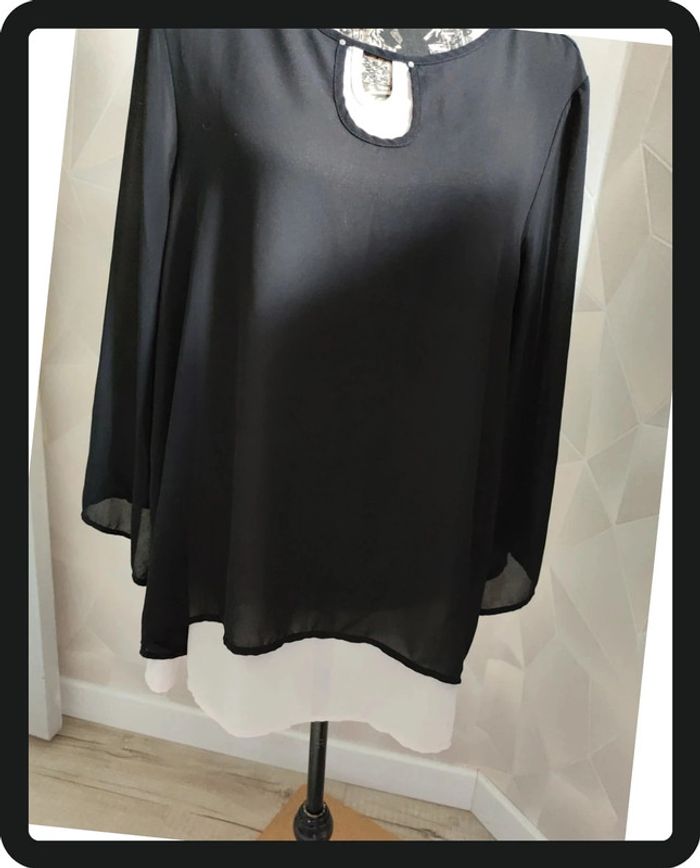 Blouse noir et blanche - photo numéro 5