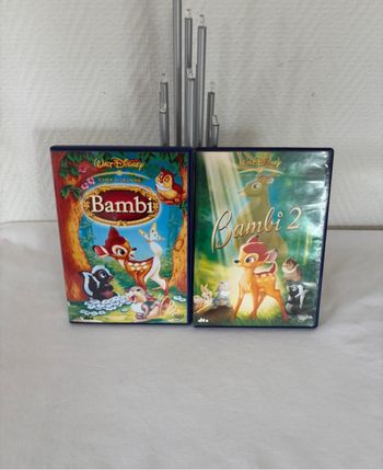 • Dvd Disney numéroté ~ Bambi (5) & Bambi 2 (84) •