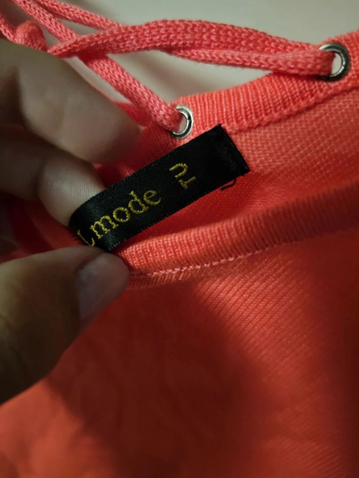 Pull long rose fluo - photo numéro 3