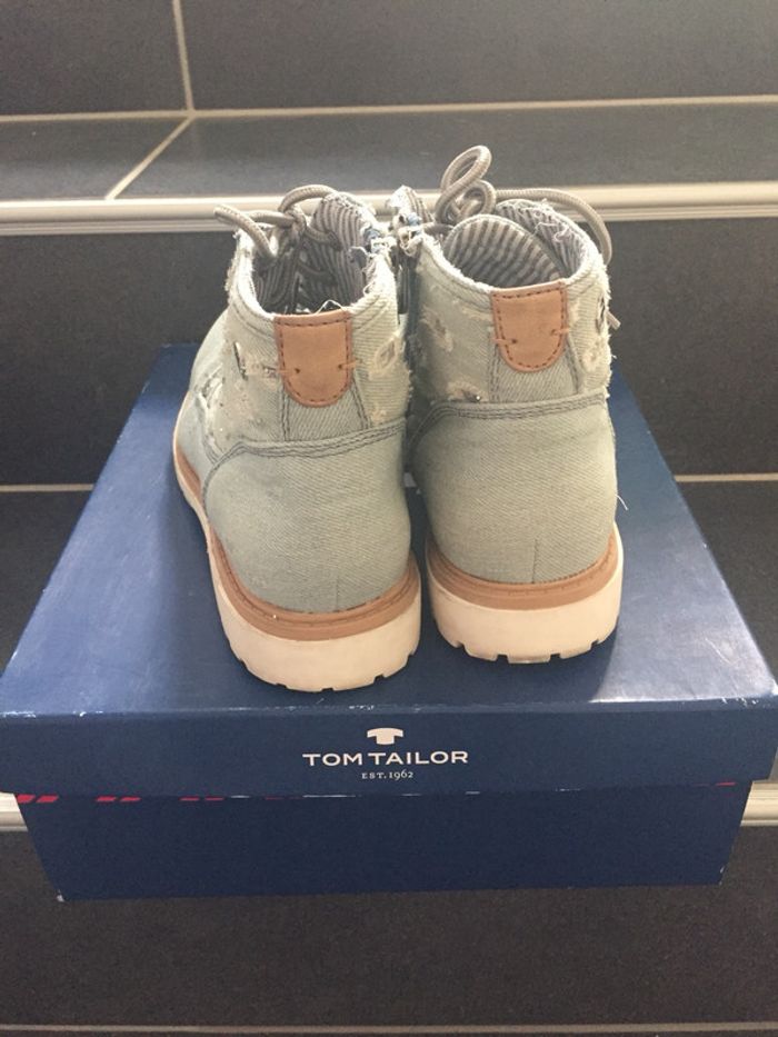Chaussures bleu clair Tom Tailor Taille 38 - photo numéro 4