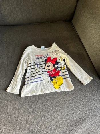 T-shirt manches longues bébé fille Minnie 24 mois