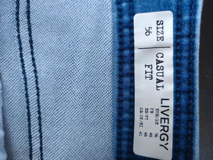 Short jeans livergy bleu - photo numéro 3