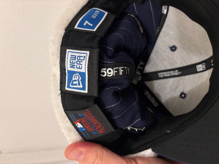 Casquette New Era 59FIFTY vintage "Atlanta Braves" édition hiver avec cache-oreilles - photo numéro 8