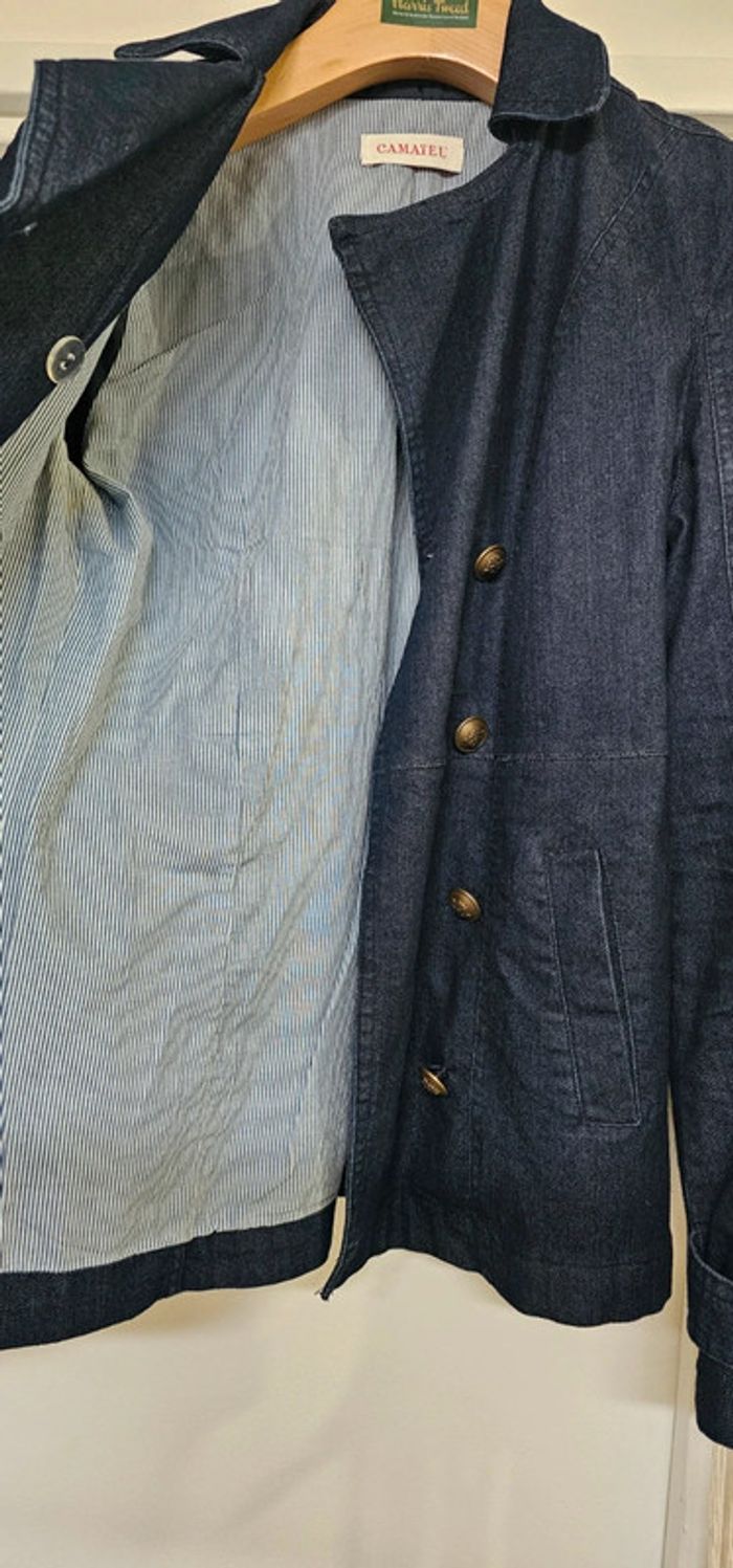 Veste en jean coton Camaïeu T36 - photo numéro 3