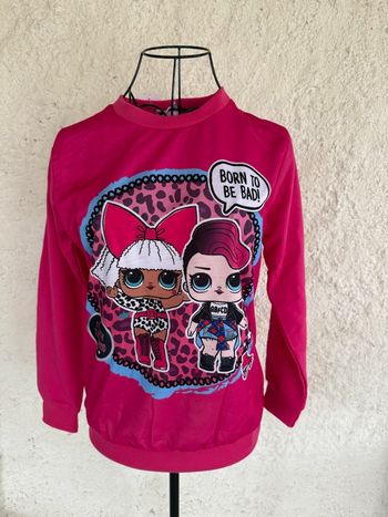 Pull fille poupée lol taille 11 ans 146 cm