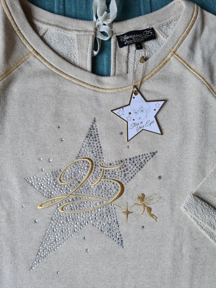 Pull/haut fée clochette 25ème anniversaire neuf - photo numéro 6
