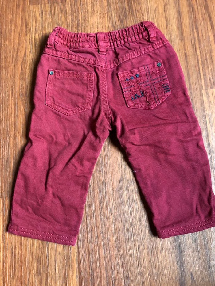 Pantalon bordeaux IKKS - photo numéro 2