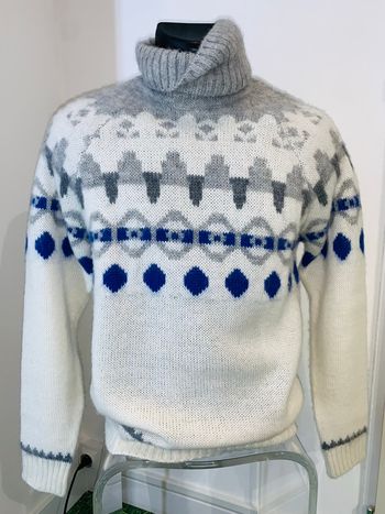 Pull col roulé alpaga et laine mérinos Privati Firenze