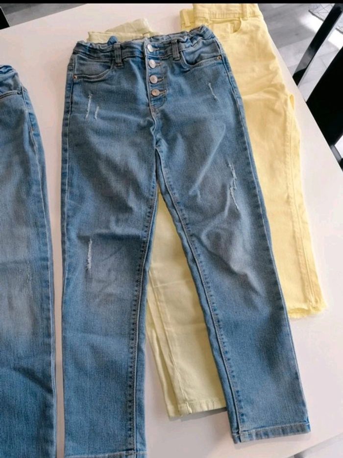 Lot 7 jeans skinny et slim Taille 8 ans fille 👖 - photo numéro 11