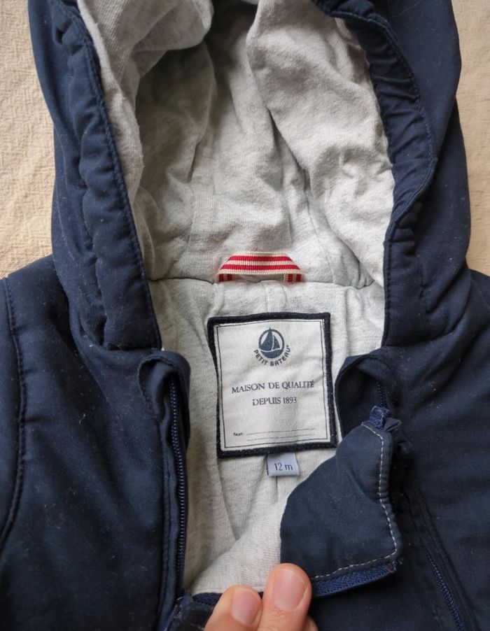 Combinaison hiver petit bateau 12 mois - photo numéro 2