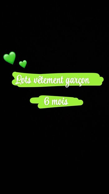 Lots vêtements garçon
