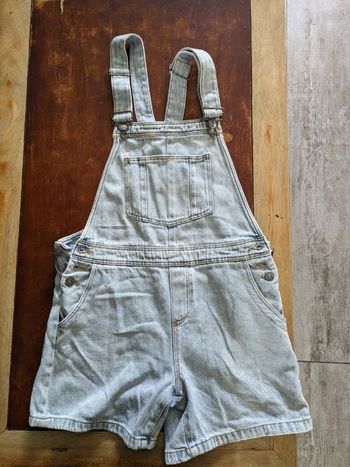 Salopette courte en Jean