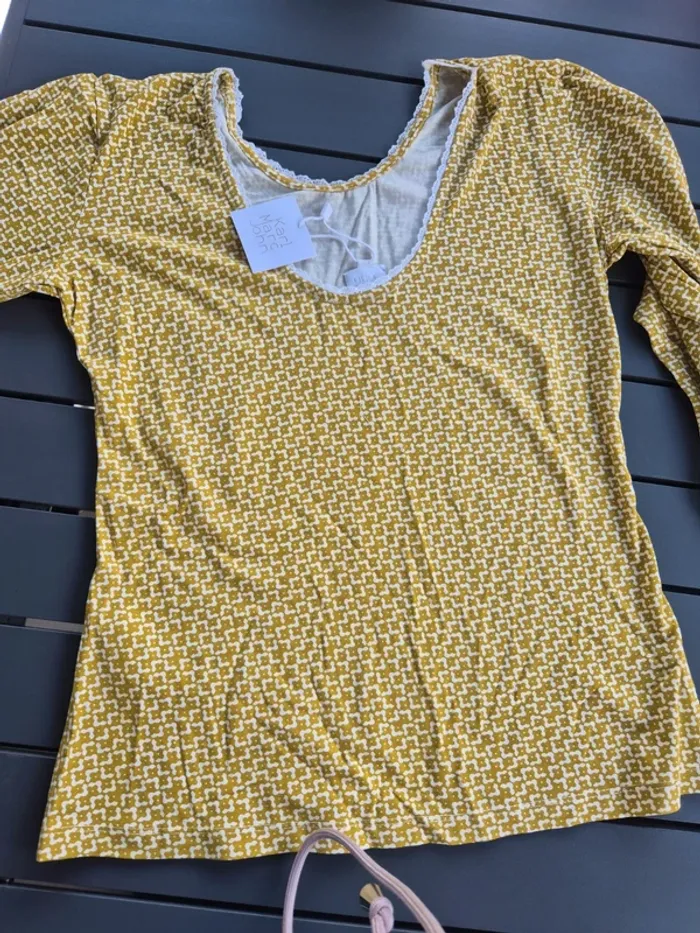 Top teeshirt manches longues femme ambre Karl Marc John - photo numéro 2
