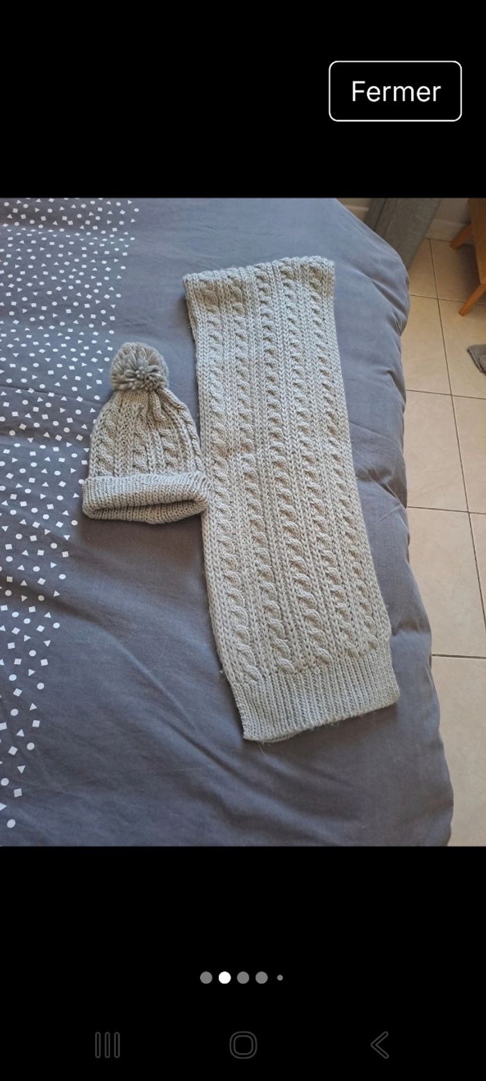 Bonnet et écharpe - photo numéro 2