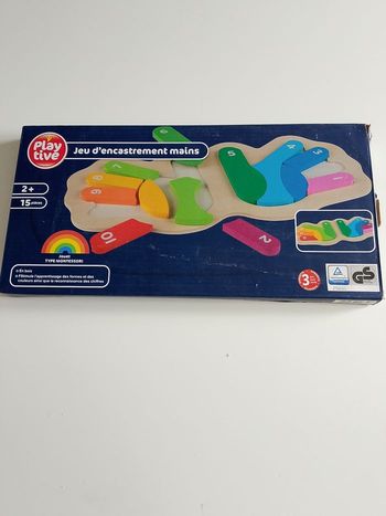 Jeu d'encastrement mains playtive complet 