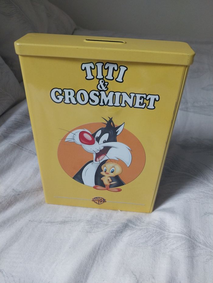 Tirelire métal vintage Titi & Grosminet – Warner Bros - photo numéro 3