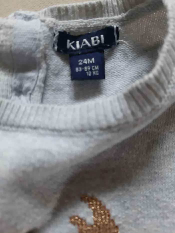 robe pull de Noël - Kiabi - 2 ans - photo numéro 4
